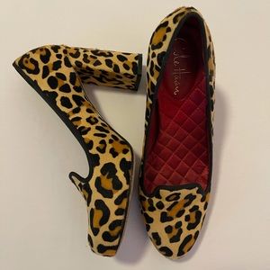 Cole Haan Nike Air Cheetah Block Heels Size 8.5